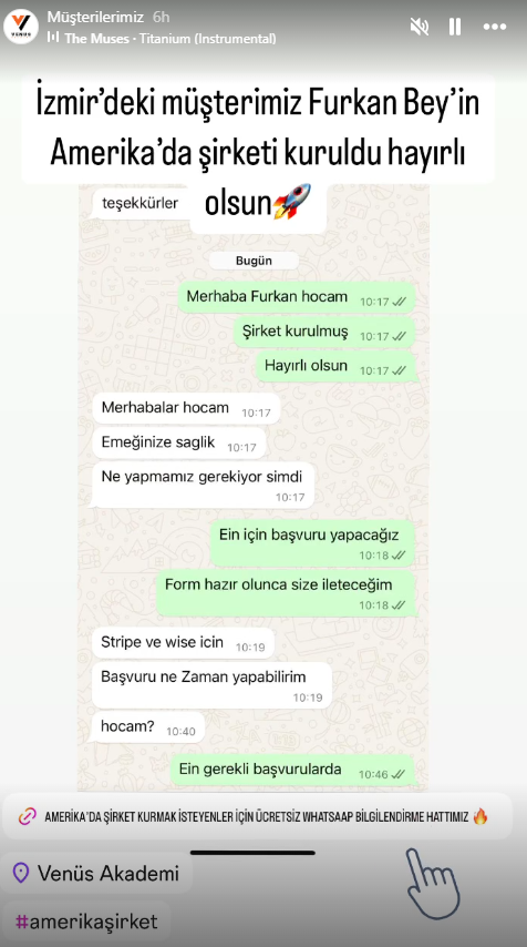 amerika da şirket kurmak